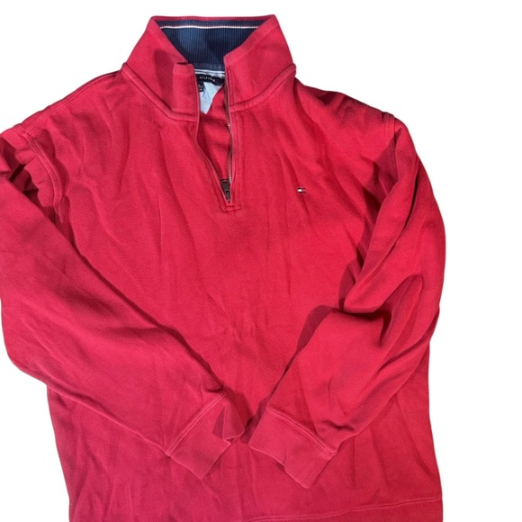 Tommy Hilfiger Red Men's Shirt - Picture 4 of 11